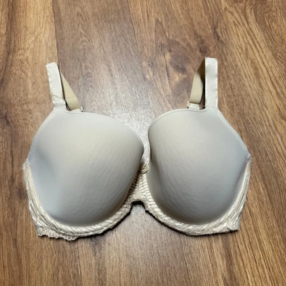 Wacoal Womens Beige Nude La Femme Contour Underwire Bra 853117 Size 32H (5D)